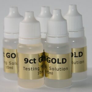 9ct Gold Testing Fluid 5x10ml